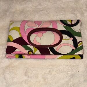Emilio Pucci Fold-over Clutch
